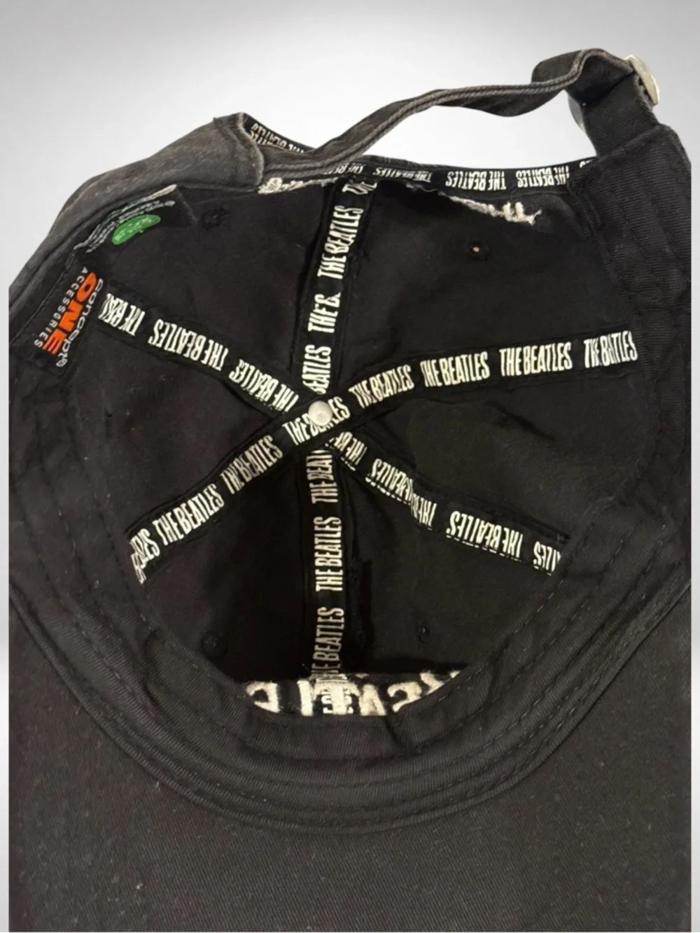 The Beatles A Hard Day’s Night 2005 Vintage Black Baseball Cap Hat Adjustable
